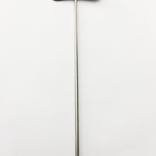 Versandmetall Plante stable en acier inoxydable de haute qualité, longueur de tige de 7,4x2,3cm, longueur 25cm