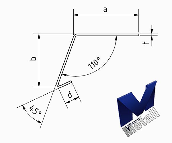 1 Edelstahl-Winkel 90° Spiegelglänzend – 15x15 Mm, 1,0 Mm Stärke, 1,25 M Länge Aus 1.4301