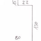 Versandmetall Speciaal roestvrijstalen profiel buiten de grond K320 mm 90 ° - 15/22/130/80 mm L = 2000 mm