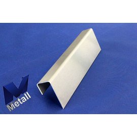Versandmetall U-profiel ongelijk t = 2,0 mm a = 20 mm c = 50 mm (binnen 46 mm) b = 30 mm 1250 mm lang buitenvelling K320