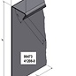 Versandmetall -Stel [30 St, 75 m] Stevige gazonranden Grindlijst van 1,0 mm dik roestvrij staal (1.4301). h = 200 mm 30x L = 2500 mm 25 connectoren 6 hoekconnectoren (variabel buigbaar)