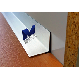 Versandmetall - Set [10 stks] randbescherming 90 ° - 3-voudig gevouwen 1,5 mm buiten K320 axbxL 80x40x2000 mm