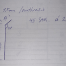 Versandmetall Jeu (45 pièces) de profilés en aluminium selon le croquis, anthracite d'un côté avec des pieds inégaux, pliés à 90 °, 1,5 mm d'épaisseur, dimensions selon le croquis