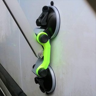Manufaktur 3D Paar muurbeugels Wandbeugels Bevestigingsbeugel Beugelhouder Zuignap Steunvoethouder voor voortent Voetsteun voortentsteun stacaravan caravan (set voor steunvoet type Fiamma)