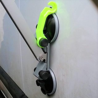 Manufaktur 3D Paar muurbeugels Wandbeugels Bevestigingsbeugel Beugelhouder Zuignap Steunvoethouder voor voortent Voetsteun voortentsteun stacaravan caravan (set voor steunvoet type Fiamma)