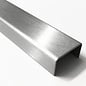 Versandmetall -Sonder - U-Profil aus 1,5mm Edelstahl 12,5/11/15/22/24mm, Länge 2500mm, Oberfläche Schliff K320 U-Profil gekantet