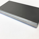 Versandmetall -Sonder Edelstahlwanne R1   aussen geschweißt 1,5 mm h=100mm  axb 300x1000mm einseitig ( AUSSEN ) Schliff K320
