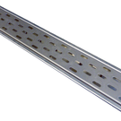 Versandmetall Grille fendue pour les entrées de drainage largeur 90 à 190mm