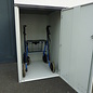 Versandmetall Economy set Duo 2 stuks rollator box Rollator garage Multibox MB75 van verzinkt plaatstaal, gepoedercoat, afmetingen per box: breedte x diepte x hoogte: 750 x 850 x 1175 mm