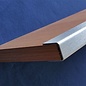 Versandmetall RESTERENDE VOORRAAD [4A] Set van 5 randprofiel U-profiel voor 15mm dikke houten panelen, 1,0mm RVS geborsteld K320, axcxb: 15x17,2x15 mm, lengte 1000mm