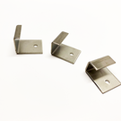 Versandmetall Clip U4-U6, kleine onderdelen van 1,5 mm RVS 1 zijde geborsteld korrel 320