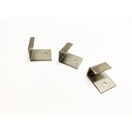 Versandmetall Clip U4-U6, kleine onderdelen van 1,5 mm RVS 1 zijde geborsteld korrel 320