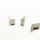 Versandmetall Winkel W1-W3,  Kleinteile  aus  1,5mm   Edelstahl,  1 Seite gebürstet Korn 320
