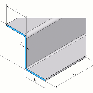 Versandmetall Sonder-Z-Profil Verbinder 4 Stück 18,5x21,5x70mm Länge 100 mm,Blechstärke 1,5mm ,Winkel105 °aus  Aluminium