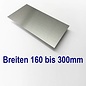 RESTPOSTEN Zuschnitte aus Aluminiumblech roh Al99,5 OHNE Schutzfolie (Kratzer möglich) Breite 300x Länge 2000mm