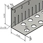 Versandmetall SPARSET Bande de gravier  grande perforée - acier inox 1.4301 - perforée - pliée à 90 °