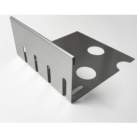 Versandmetall SPARSET Grindkeringsprofiel rvs Grindprofiel klein met dubbele Bovenrand roestvrij Staal 1.4301 Hoogte 40-75mm