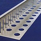 Versandmetall SPARSET Kiesfangleiste groß - Aluminium Al99,5 – Gelocht – 90° gekantet