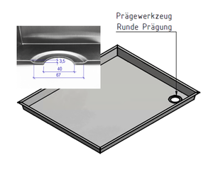 Duschwanne, Duschtasse aus Edelstahl kaufen - Versandmetall Online Shop