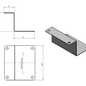 Versandmetall Edelstahl Universalhalter Groß 2