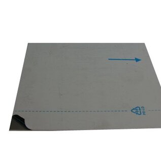 Versandmetall Découpes de tôle d'aluminium 1.4301 de 25 à 150 mm de largeur, longueur 2500 mm