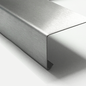 Versandmetall Angle en aluminium 90° avec larmier intérieur 1,0 mm axb 150x50mm L jusqu'à 2500 mm
