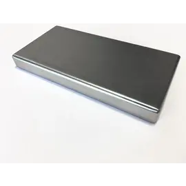 Versandmetall RESTPOSTEN Sonder-Edelstahlwanne Reihe 1 Ecken geschweißt 2,0mm h=165mm axb 680x1140mm einseitig Schliff K320