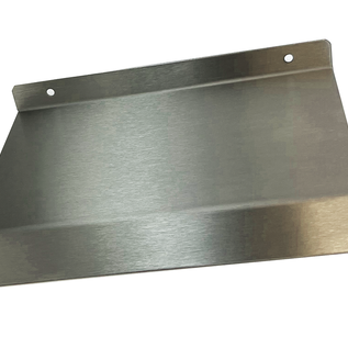 Versandmetall Protection contre les intempéries, petit toit en appentis avec larmier en acier inoxydable rectifié de 1,5 mm pour interrupteurs, boîtes murales, boîtes aux lettres.