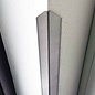 Versandmetall Angle de protection d'angle économique moderne avec pointe pliée en 3, 25x25x1mm longueur 1000mm en acier inoxydable, surface d'un côté avec grain de meulage 320.