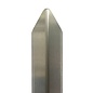 Versandmetall Angle de protection d'angle économique moderne avec pointe pliée en 3, 25x25x1mm longueur 1000mm en acier inoxydable, surface d'un côté avec grain de meulage 320.