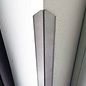 Versandmetall Pack économique (250, 500, 1000 pièces) Cornière de protection d'angle moderne avec pointe, pliée en 3, 25x25x1mm longueur 1000mm en acier inoxydable, finition miroir de surface (2R-IIID).