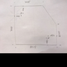 Versandmetall Speciaal - RVS douchebak, douchebak { R1A } 1,5mm, INSIDE snede K320, afmetingen 700x805mm, hoogte 60mm 2x afvoergat volgens schets