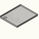 Versandmetall Edelstahl Duschwanne, Duschtasse { R1A } 1,5mm, INNEN  Schliff K320, a=780xb=1000mm, 1 Ablaufbohrungen  Höhe 40mm mm inkl. Siphon