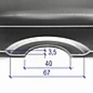 Versandmetall RESTPOSTEN Edelstahl Duschwanne, Duschtasse { R1 } 1,5mm, INNEN  Schliff K320, 545x975mm, Höhe 110mm, 2 Abläufe diagonal