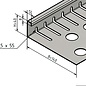 Versandmetall Pare-gravier SPARSET petit - acier inoxydable 1.4301 - perforé - bord à 90° - Copy