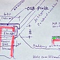 Versandmetall Sonderset Mauerabdeckung aus Aluminium ähnlich anthrazit RAL 7016, Breite 420 mm, Schenkel 40mm, 2 Stück 2500mm, 1 Verbinder 2x Wandanschluss,  Breite 200mm, Schenkel 40mm , 2 Stck 2000mm 1x Verbinder, 2x Wandanschluss, 3x Montagekleber schwarz