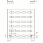 Versandmetall Bangkirai Rinne Oberteil aus 1,5mm Alu natur für Drainagerinnen Einlaufbreite 145mm