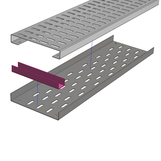 Versandmetall Dessus de gouttière Bangkirai en aluminium naturel de 1,5 mm pour caniveaux de drainage largeur d'entrée 145 mm