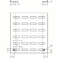 Versandmetall Dessus de gouttière Bangkirai en aluminium anthracite de 1,5 mm pour caniveaux de drainage largeur d'entrée 145 mm