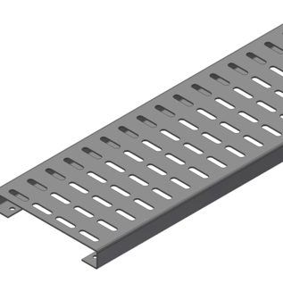 Versandmetall Bangkirai Rinne Oberteil aus 1,5mm, Edelstahl gebürstet K320 für Drainagerinnen Einlaufbreite 145mm