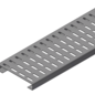 Versandmetall Bangkirai Rinne Oberteil aus 1,5mm, Edelstahl gebürstet K320 für Drainagerinnen Einlaufbreite 145mm