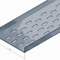 Versandmetall Onderdeel Bangkirai goot van 1,5 mm, blank aluminium, voor afvoerkanalen inlaatbreedte 145 mm