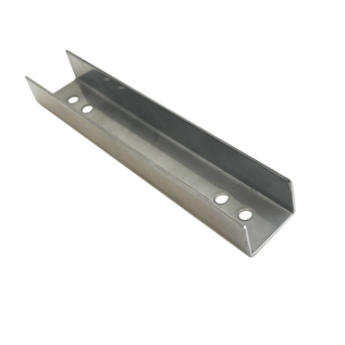 Versandmetall Versteviging Bangkirai goot van RVS - voor sleufrooster inlaatbreedte 145mm