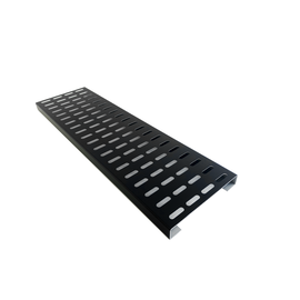 Versandmetall Bangkirai gootblad van 1,5mm antraciet aluminium voor afvoerkanalen inlaatbreedte 145mm