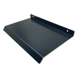 Versandmetall Wetterschutz, kleines Pultdach mit Abtropfkante aus 1,5mm starkem Aluminium einseitig anthrazit für Schalter, Wallbox, Briefkasten.