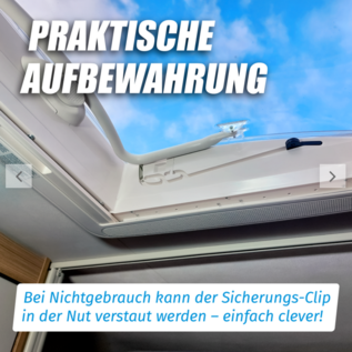 Manufaktur 3D SKYSAFE 2x Sicherungs-Clip Dometic Mini - Midi Heki
