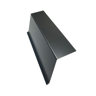 Versandmetall Tôle de grande rive, toit en appentis, aluminium anthracite, avec larmier extérieur L jusqu'à 2500 mm