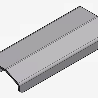 Versandmetall Stabile Edelstahl Griffleiste, Variante 2: Möbelgriff Schubladengriff Kantengriff