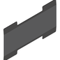 Versandmetall Winterhoes voor koelkast 390x210mm van 1,0mm antraciet aluminium, licht gekant, slechts 200 gram, eenvoudig te monteren Thetford ventilatierooster