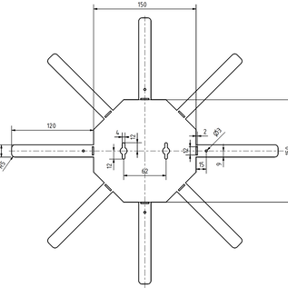Versandmetall Pflanzenhalter aus Edelstahl, Befestigung an der Wand, DIY Pflanzhilfe für Eichhorn Farne, Orchideen, epiphytische Pflanzen, 2 Größen